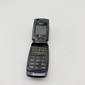 LG GU295 AT&T Flip Phone Black Camera 3G Cellular Device with Charger